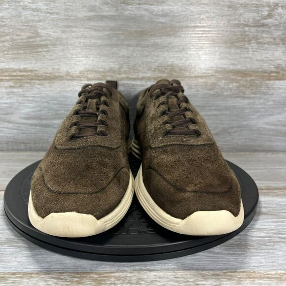 Cole Haan Men's Original Grand Sport Perforated II Suede Sneakers Size 11 - Picture 2 of 9